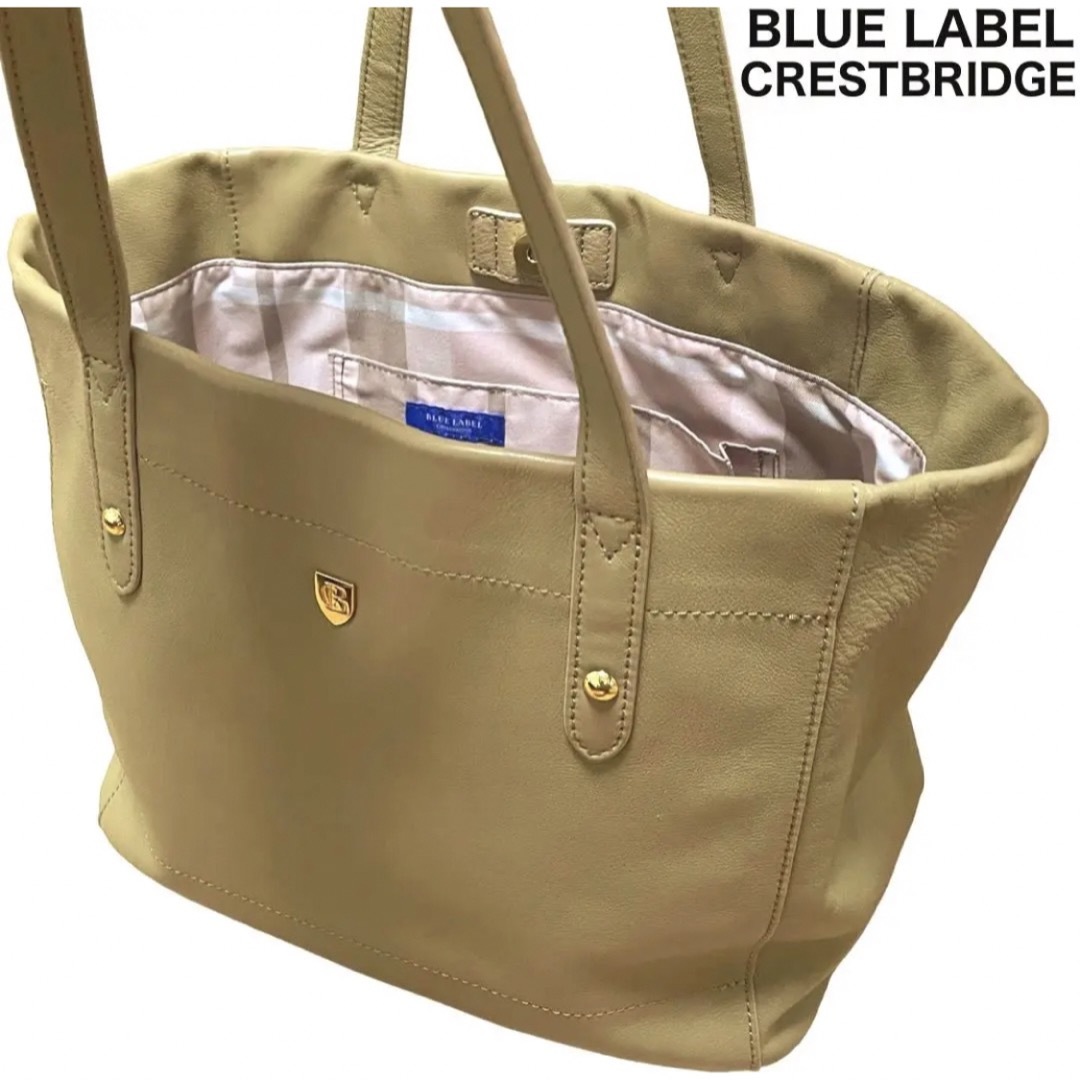 【美品】BLUE LABEL CRESTBRIDGEトートバッグ