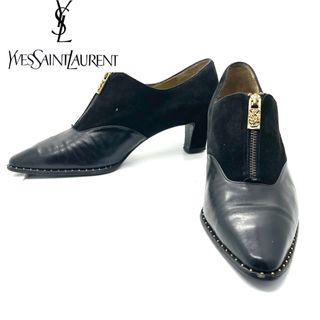 イヴサンローラン(Yves Saint Laurent)のイブサンローラン YSL パンプス スエード ブラック (ハイヒール/パンプス)