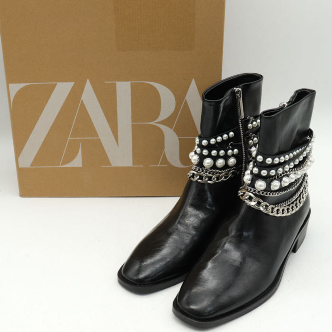 ZARA サイドゴアショートブーツ 未使用