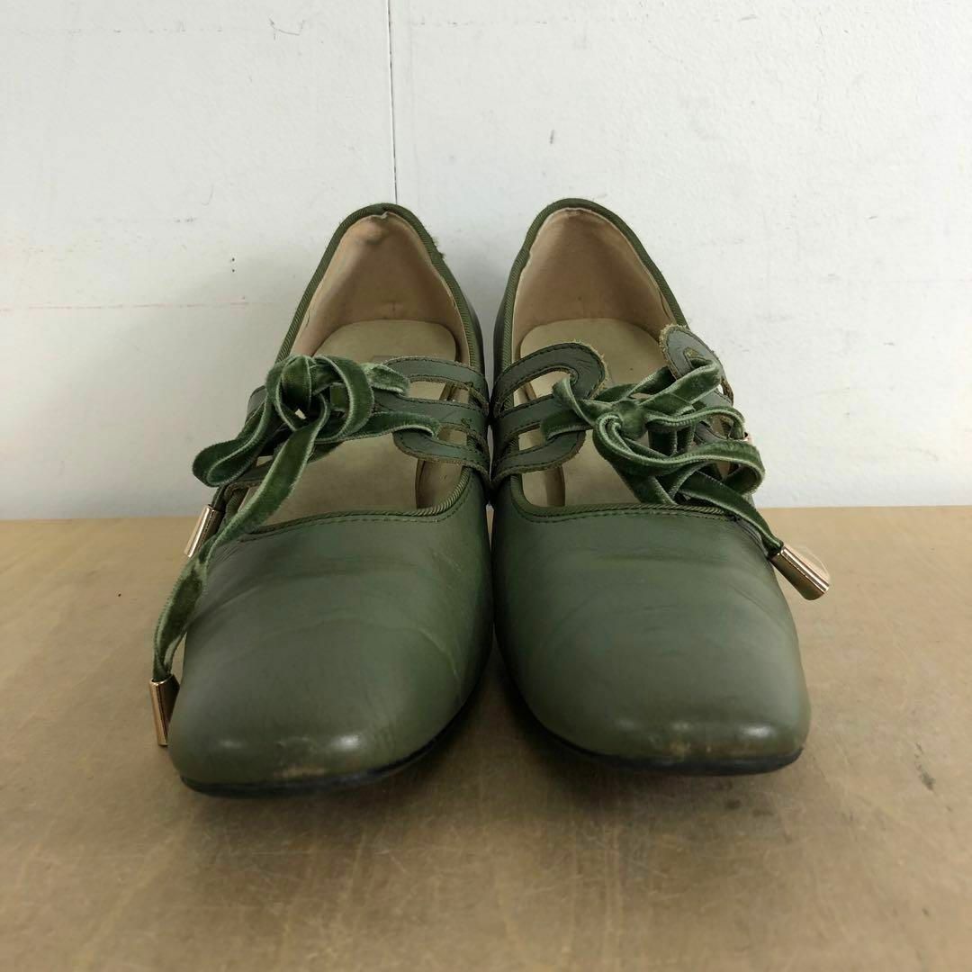 Ameri VINTAGE(アメリヴィンテージ)の【送料無料】AMERI アメリ CUTWORK LACE UP PUMPS S レディースの靴/シューズ(ハイヒール/パンプス)の商品写真