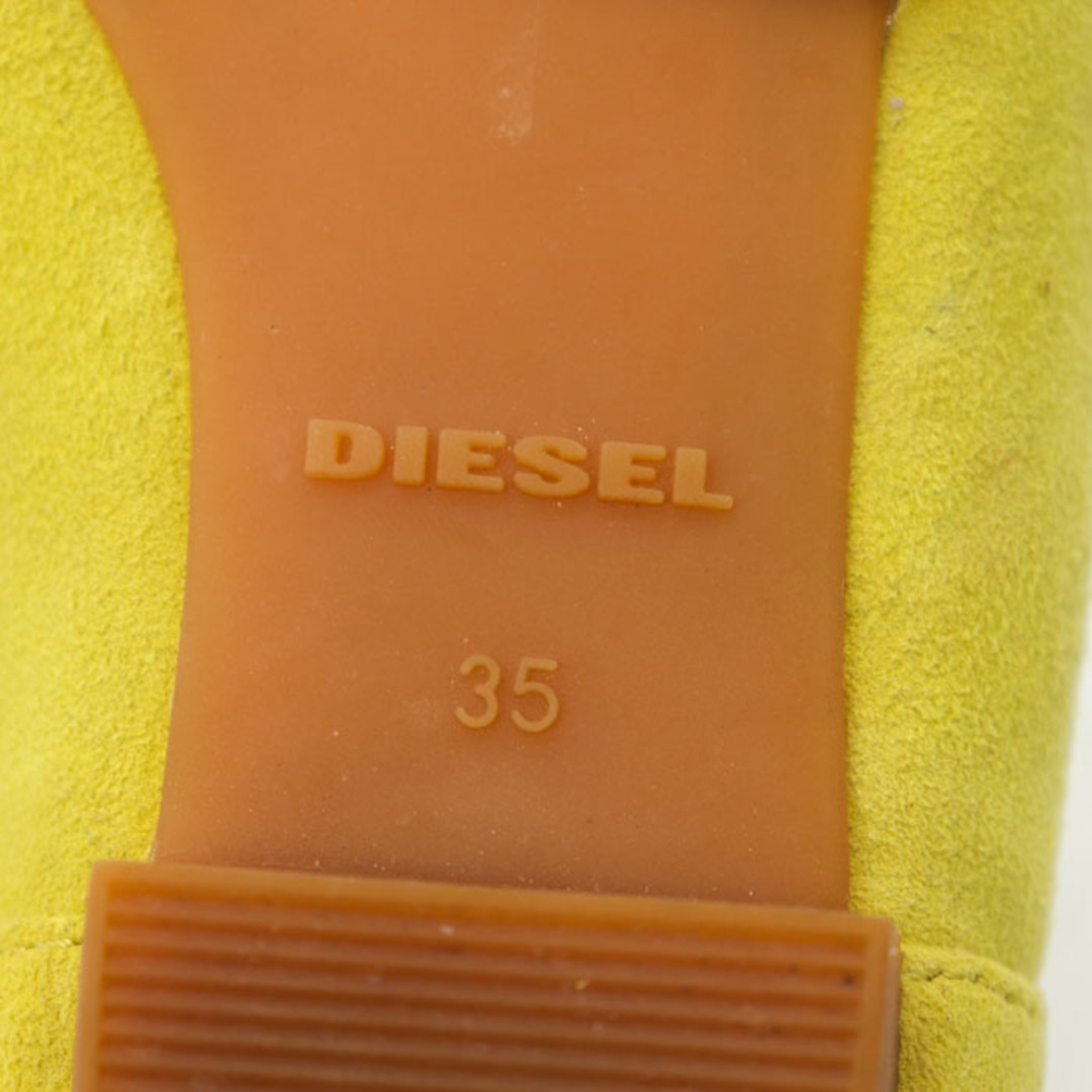 DIESEL(ディーゼル)のディーゼル パンプス ポインテッドトゥ スタッズ スエード ローヒール ブランド シューズ 靴 レディース 35サイズ イエロー DIESEL レディースの靴/シューズ(ハイヒール/パンプス)の商品写真