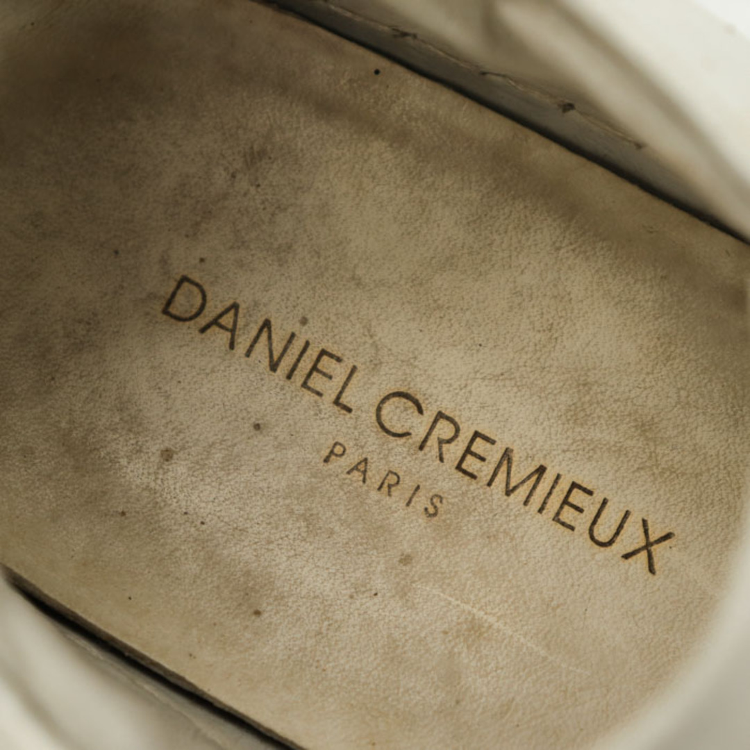 ダニエルクレミュ スニーカー ローカット カジュアル レザー ブランド シューズ 靴 メンズ 41サイズ ホワイト DANIEL CREMIEUX 2