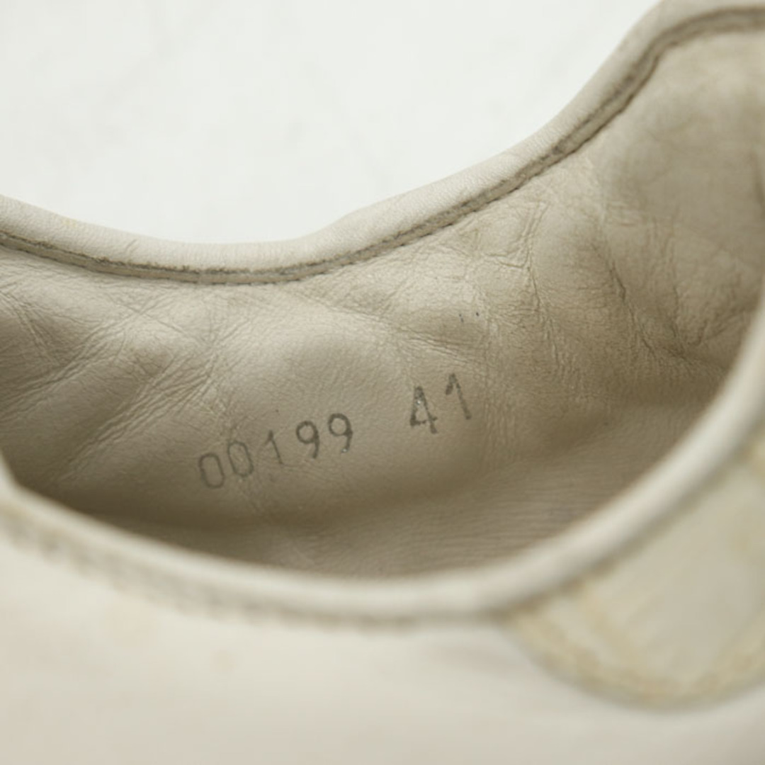 ダニエルクレミュ スニーカー ローカット カジュアル レザー ブランド シューズ 靴 メンズ 41サイズ ホワイト DANIEL CREMIEUX 3