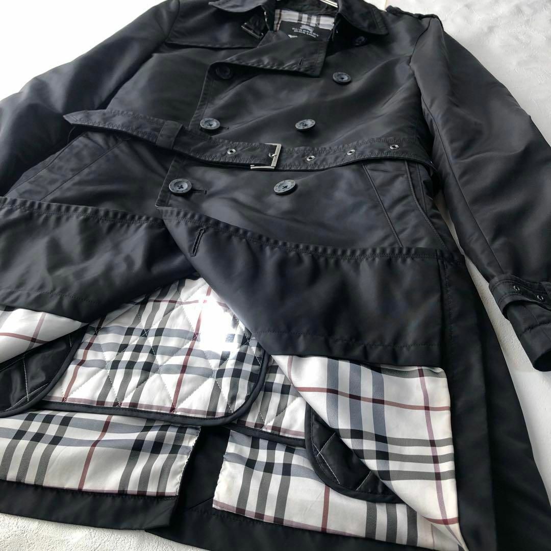 BURBERRY BLACK LABEL - 最高級リモンタナイロン バーバリー ブラック