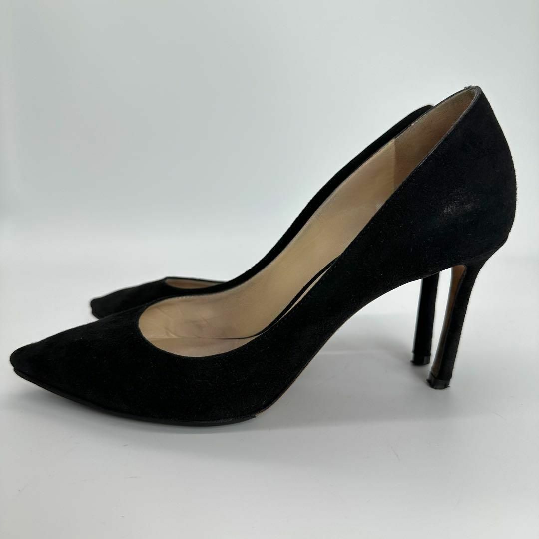 送料無料】Jimmy Choo パンプス 23cm 黒 スエード ROMY-