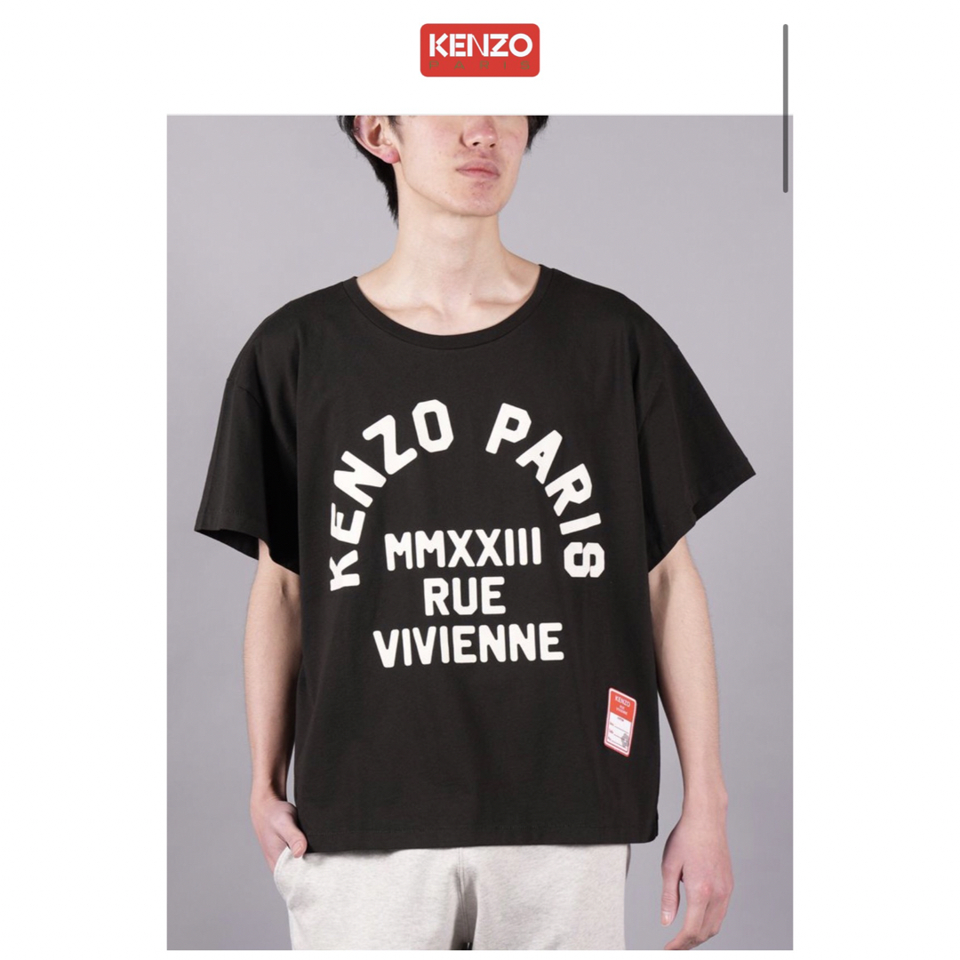 【レア・新品】KENZO ケンゾー　Tシャツ　RUE VIVIENNE 80s 4