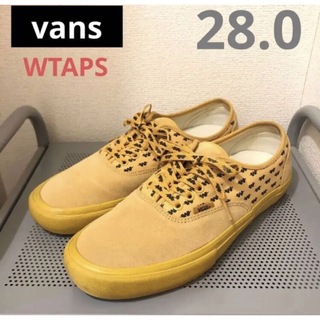W)taps - wtaps 別注 vans シンジケート オーセンティック 28.0 イエロー