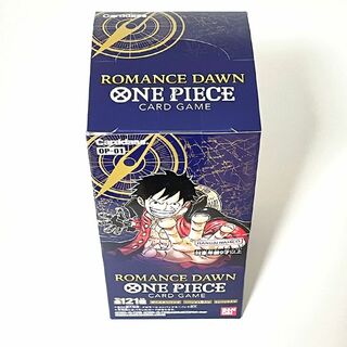ワンピース(ONE PIECE)の新品未開封 ワンピースカードゲーム ロマンスドーンOP-01 BOX テープ付き(Box/デッキ/パック)