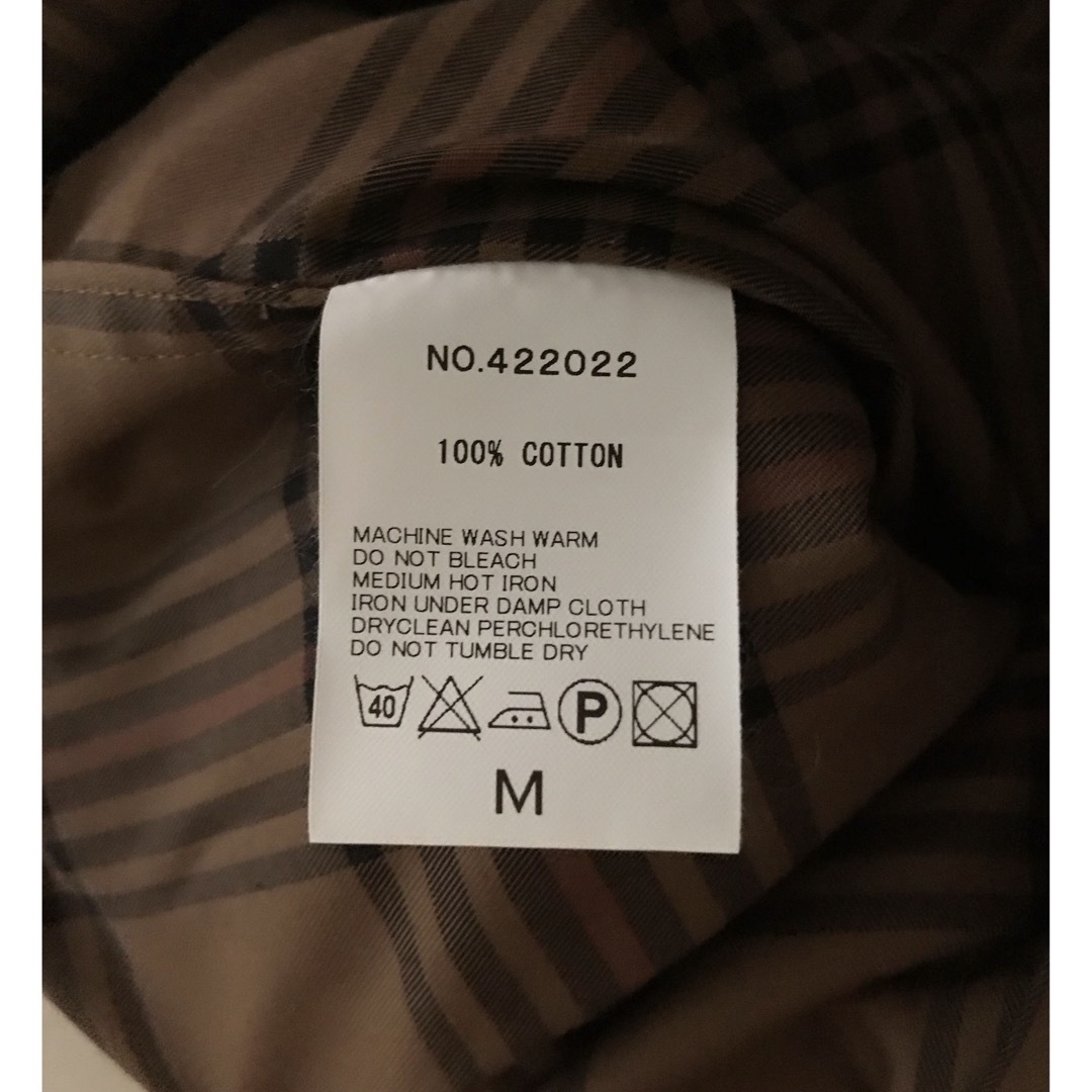 HAVERSACK(ハバーサック)のhaversack   チェックシャツ　サイズM   新品未使用品 メンズのトップス(シャツ)の商品写真