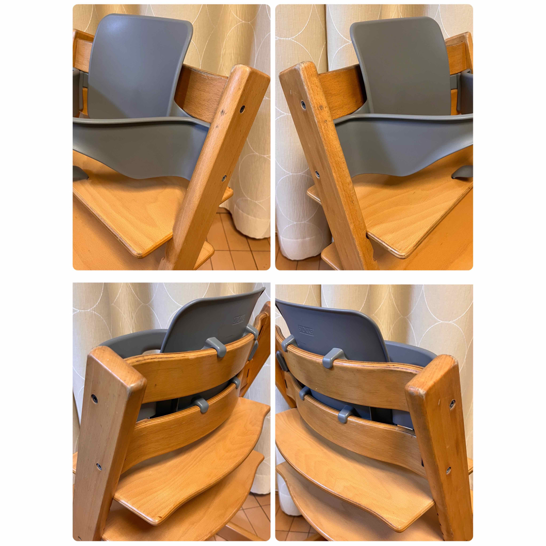 ☆美品☆シリアルNO.3〜☆ ストッケ トリップトラップ V3ベビーセット