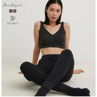 ユニクロ(UNIQLO)の【ユニクロ】新品未使用＊マメクロゴウチ・3Dリブニットブラ・ダークグレー・L(その他)