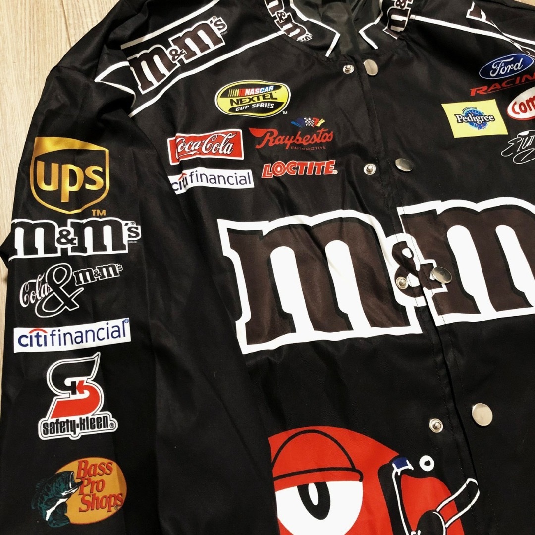 NASCARナスカー/m&m's エムアンドエムズ レーシングジャケット 新品