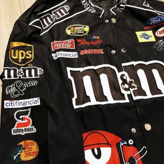 NASCARナスカー/m\u0026m's エムアンドエムズ レーシングジャケット 新品