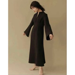 アニュアンス(ánuans)のL’or   Flare Sleeve Dress(ロングワンピース/マキシワンピース)