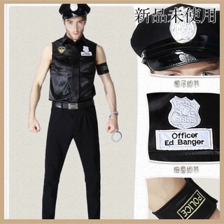 【新品未使用】コスプレ衣装 警察官 ポリス ハロウィン 仮装 かっこいい 警官(衣装)