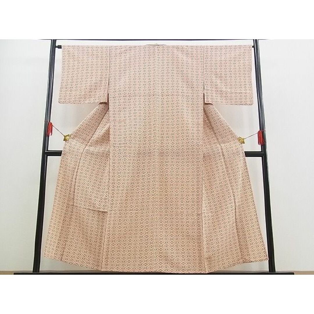 平和屋野田店■上質な紬 単衣 吉祥文 逸品 n-yc3233 平和屋野田店■上質な紬 単衣 吉祥文 逸品 n-kg3356