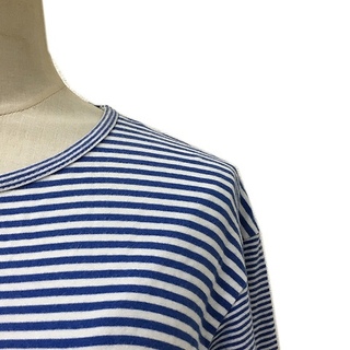値下げ 新品 MUVEIL WORK デザインシャツ ホワイト カットソー 36