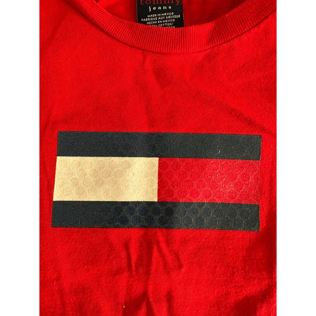 TOMMY HILFIGER(トミーヒルフィガー)のアメリカ購入トミーヒルフィガー TシャツL古着ヴィンテージ  ラルフUSA レディースのトップス(Tシャツ(半袖/袖なし))の商品写真