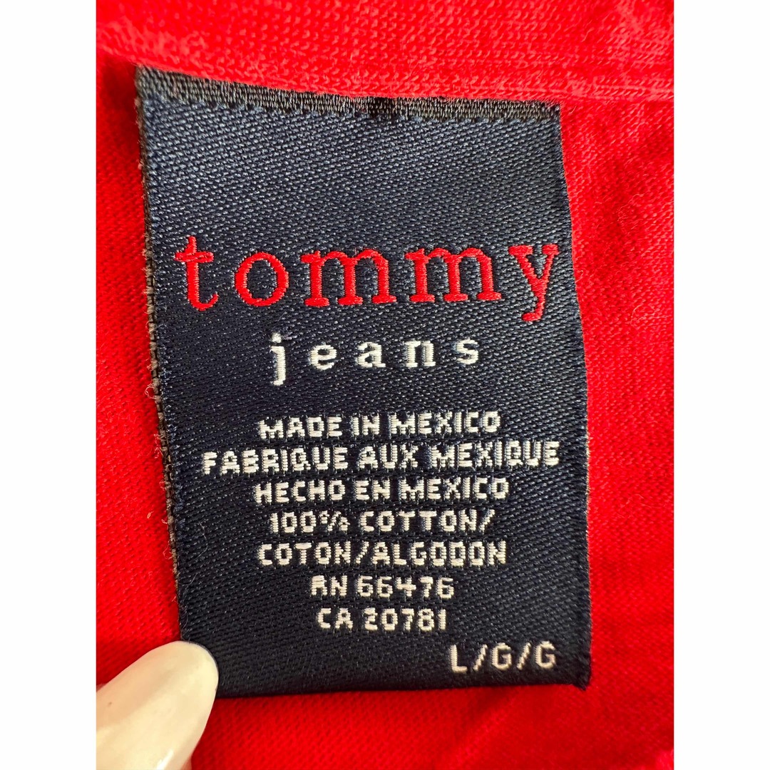 TOMMY HILFIGER(トミーヒルフィガー)のアメリカ購入トミーヒルフィガー TシャツL古着ヴィンテージ  ラルフUSA レディースのトップス(Tシャツ(半袖/袖なし))の商品写真