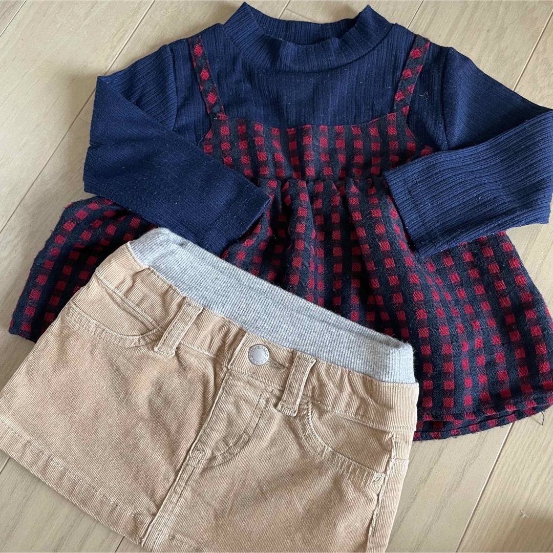 3枚おまとめ キッズ/ベビー/マタニティのベビー服(~85cm)(Ｔシャツ)の商品写真