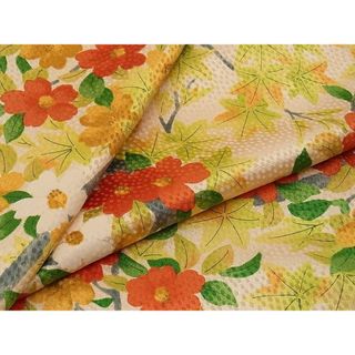 平和屋野田店■上質な小紋 花間道 逸品 n-by3594