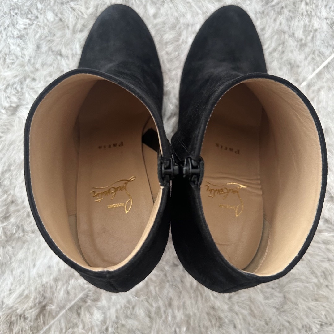 Christian Louboutin(クリスチャンルブタン)のクリスチャンルブタン　ショートブーツ　ブーティ　ハイヒール　パンプス　極美品 レディースの靴/シューズ(ブーティ)の商品写真