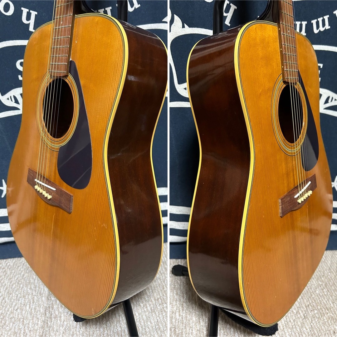 70s❣️ヤマハ国産ビンテージ蝦夷松トップ❣️FG151オレンジラベル 鳴り良好