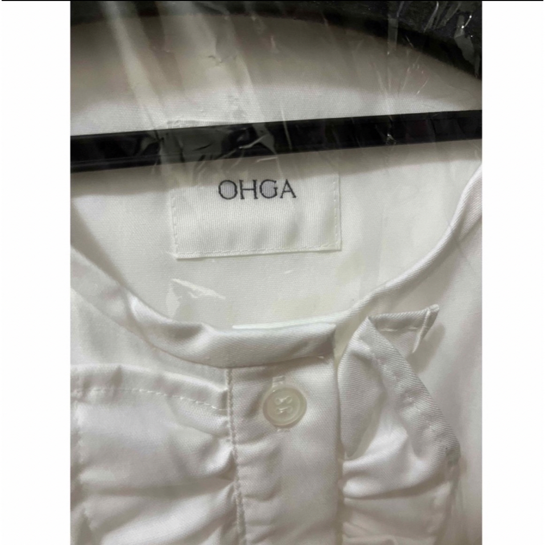 完売商品！ ohga フリルブラウス - シャツ/ブラウス(長袖/七分)