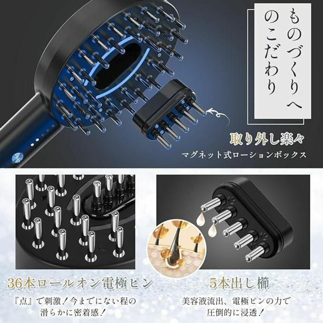 LED 光エステ ✨ 電気ブラシ 美顔器 フェイス ボディ 3D振動 乾湿両用