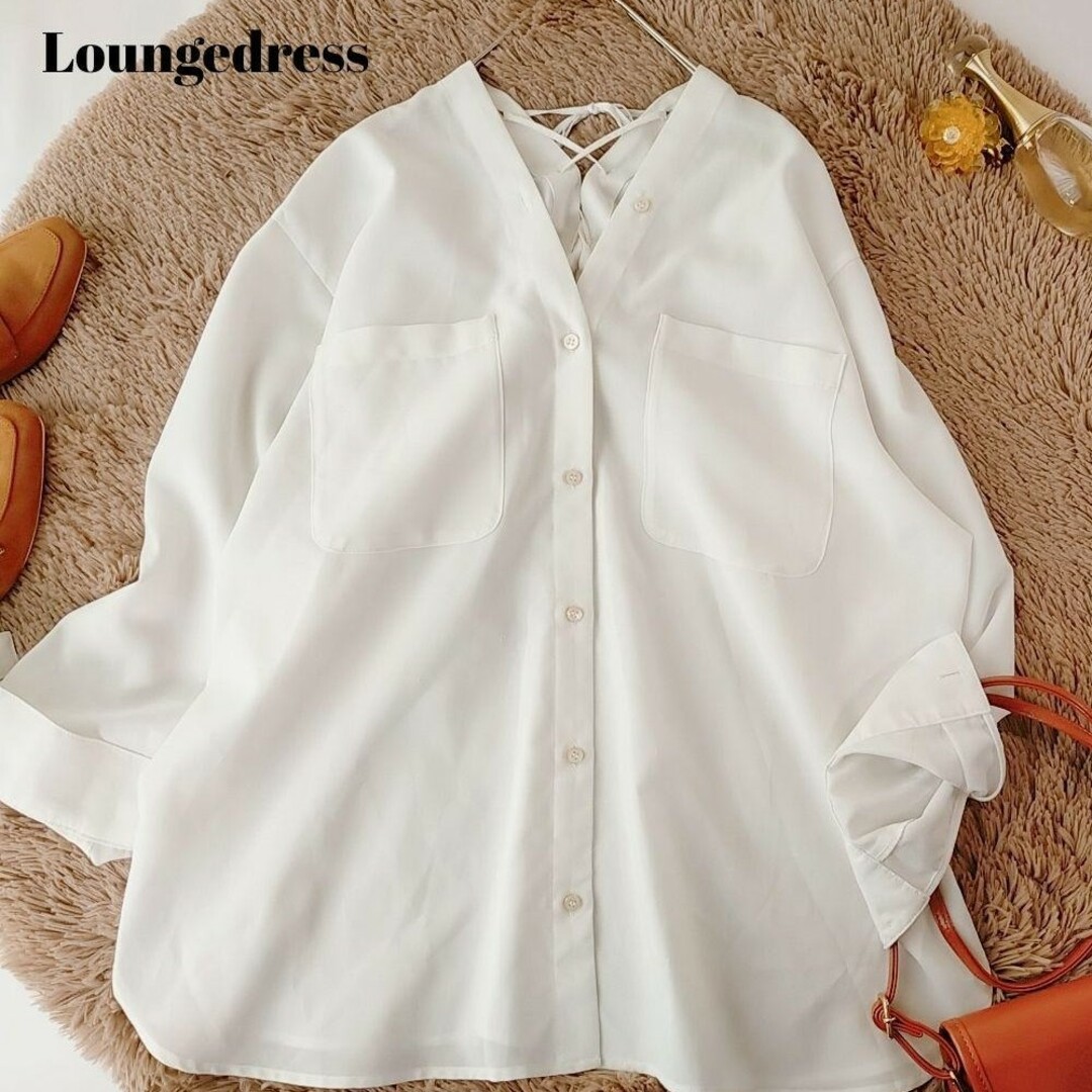 ラウンジドレス　Loungedress  シャツ　ブラウス