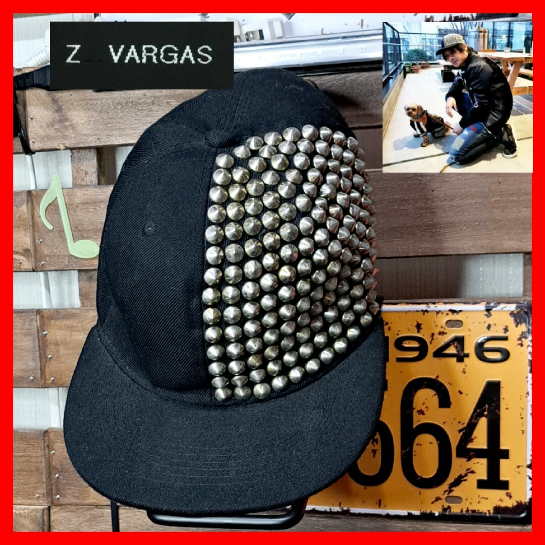 LHP(エルエイチピー)の【激レア】ザックバルガス　アシンメトリー　スタッズ　ベースボールキャップ メンズの帽子(キャップ)の商品写真
