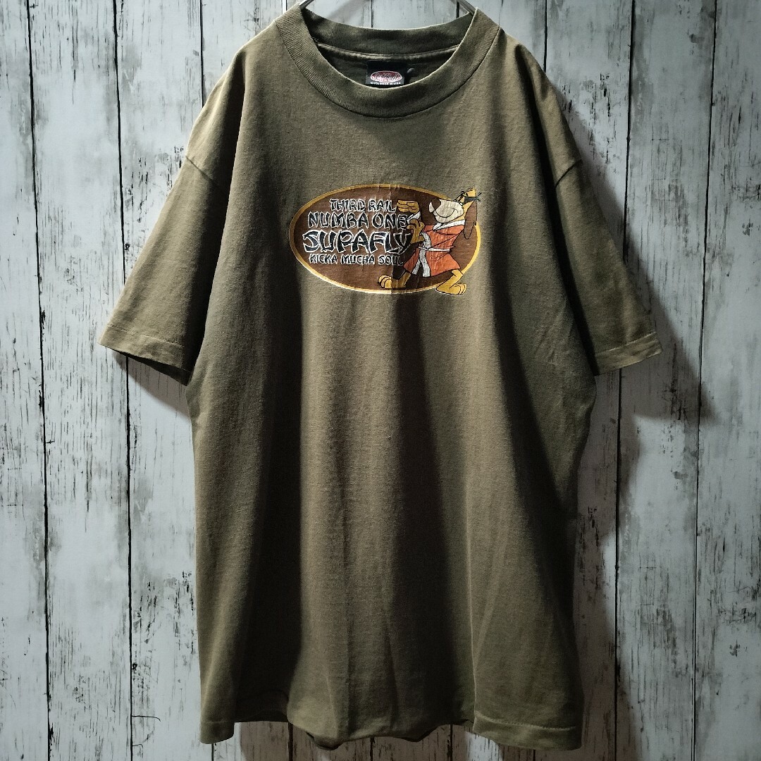 90's 3rd Rail サードレイル プリントTシャツ ビンテージ USA製の通販