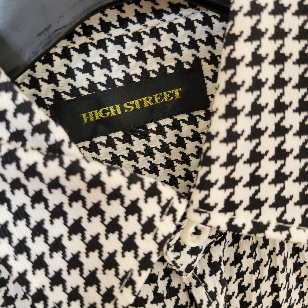 HIGH STREET(ハイストリート)のハイストリート　千鳥柄シャツ メンズのトップス(シャツ)の商品写真