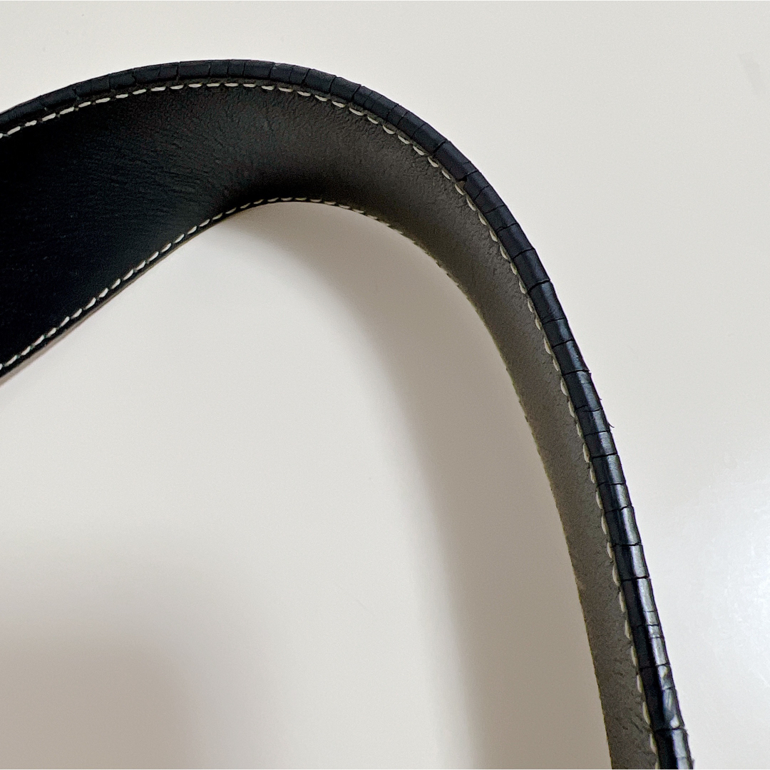 超美品☆送料無料☆COACHコーチシグネチャーキャンバス×レザーショルダーバッグ 6