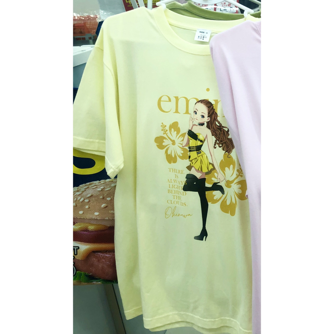 安室奈美恵　エミーナ　沖縄セブンイレブン限定　Tシャツ　L