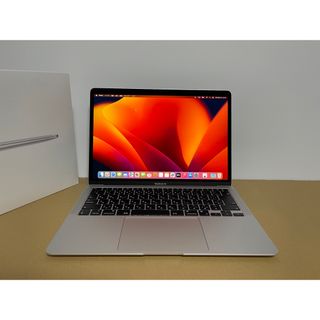 アップル(Apple)の美品　Macbook Air M1 2020 8CPU 8GPU シルバー(ノートPC)