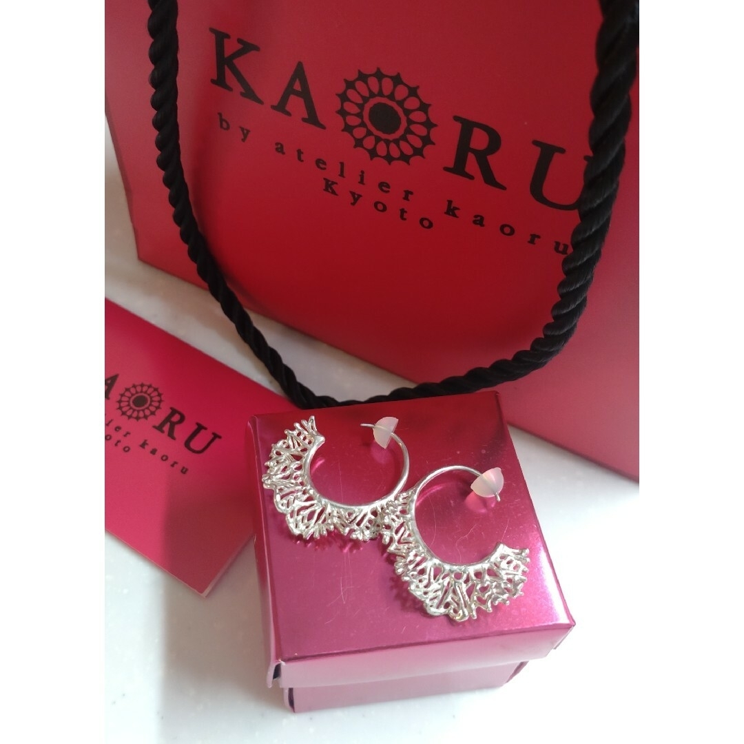 KAORU(カオル)の千鶴様♡KAORU♡美品 トライバル レースピアス S シルバー レディースのアクセサリー(ピアス)の商品写真