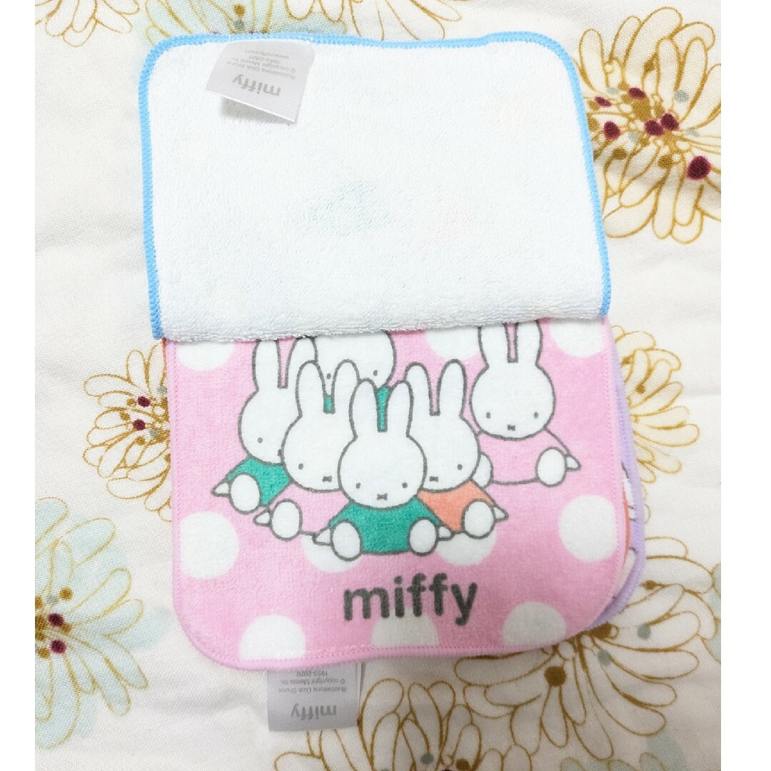 miffy(ミッフィー)のmiffy ミニタオル5枚セット キッズ/ベビー/マタニティのキッズ/ベビー/マタニティ その他(その他)の商品写真