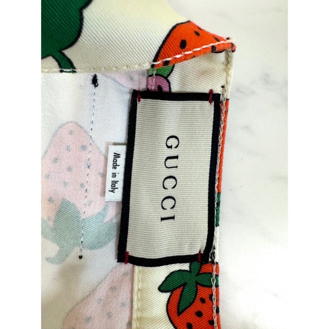 《ご成約》GUCCI ランウェイ 春夏コレクション いちごロゴパンツ