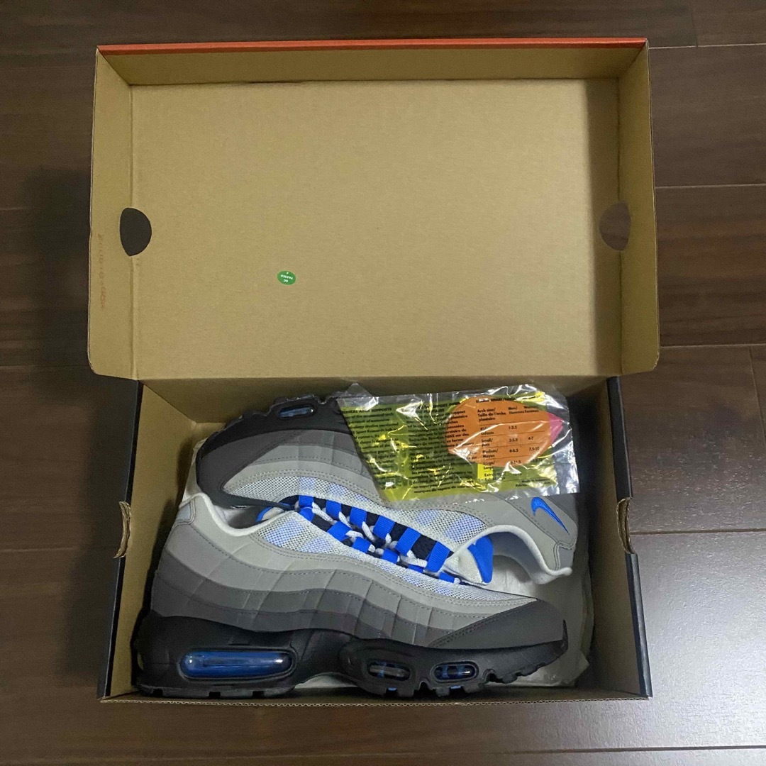 NIKE AIR MAX95 CRYSTAL BLUE/27.5cm ブルー - スニーカー