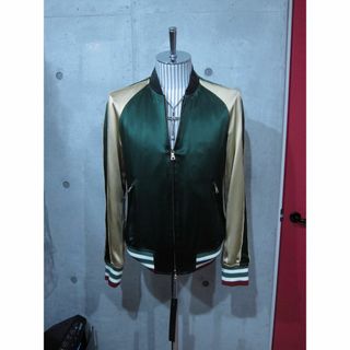 超レア新品!!(定価135000)バックラッシュ・シルクスカジャン／GREEN