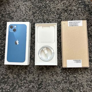 iPhone 13 ブルー 128 GB SIMフリー 未使用 交換品-
