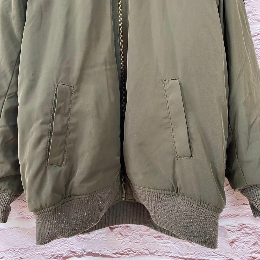 Pur colore MA-1 アウター　リバーシブル [ LL ] レディースのジャケット/アウター(ブルゾン)の商品写真