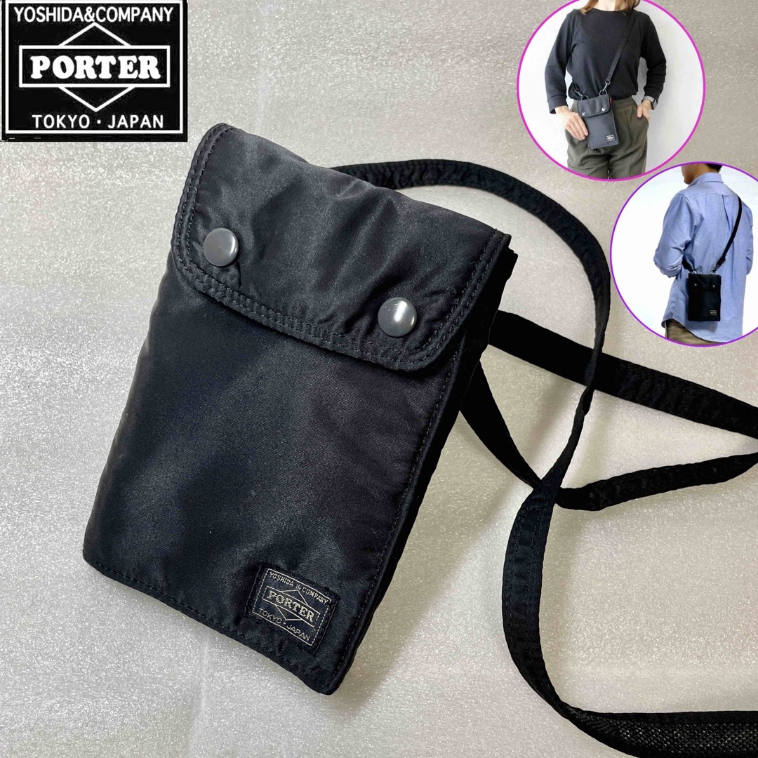 値下げ】PORTER ポーター 2way タンカー ショルダー バッグ ブラック