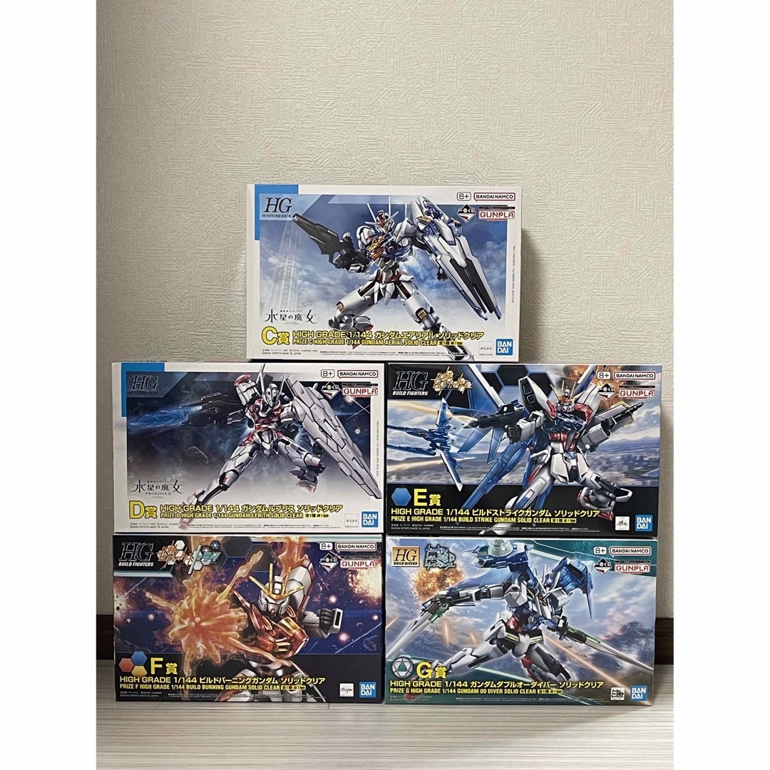 【旧キット】機動戦士ガンダムプラモデル  [1/144］  ５種類セット