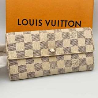 ルイヴィトン(LOUIS VUITTON)のルイヴィトン ダミエアズール ポルトフォイユ サラ 長財布 10カード(財布)