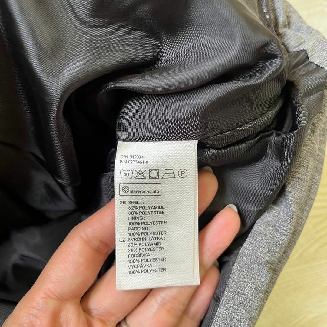 H&M エイチアンドエム ベスト ナイロンベスト グレー メンズ M相当 48