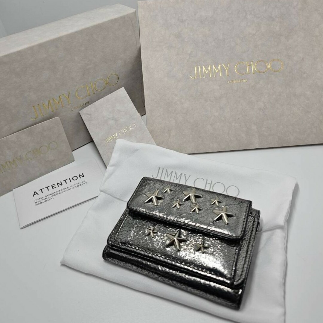 JIMMY CHOO - ジミーチュウ NEMO OGTA 三つ折り財布の+inforsante.fr