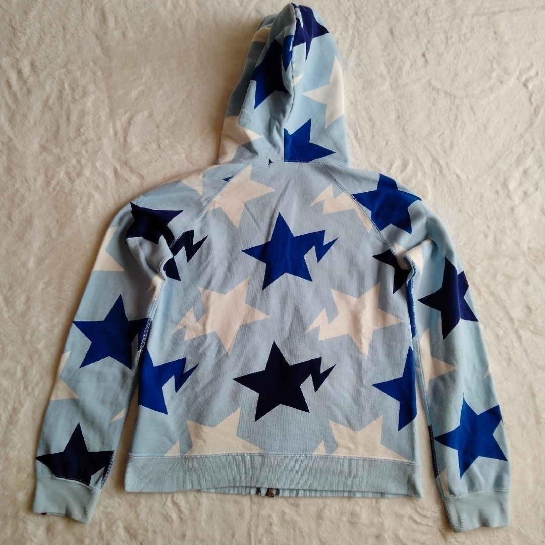 A BATHING APE スターパーカー 名古屋限定 ブルー xsサイズ