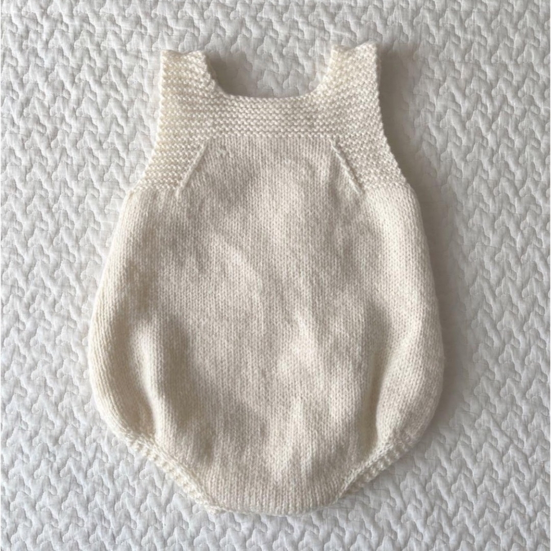 Misha & Puff(ミーシャアンドパフ)のririi knit ベビーロンパース キッズ/ベビー/マタニティのベビー服(~85cm)(ロンパース)の商品写真